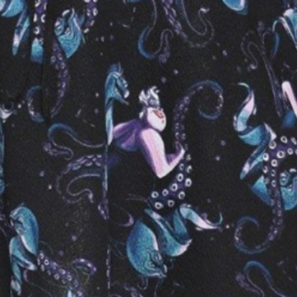 Disney Villians Ursula Lace-Up Skirt Hot Topic - Picture 2 of 4